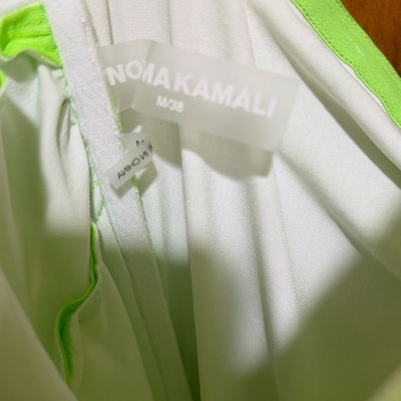 Norma Kamali Neon Green Ruched Mini Dress - Picture 6 of 7